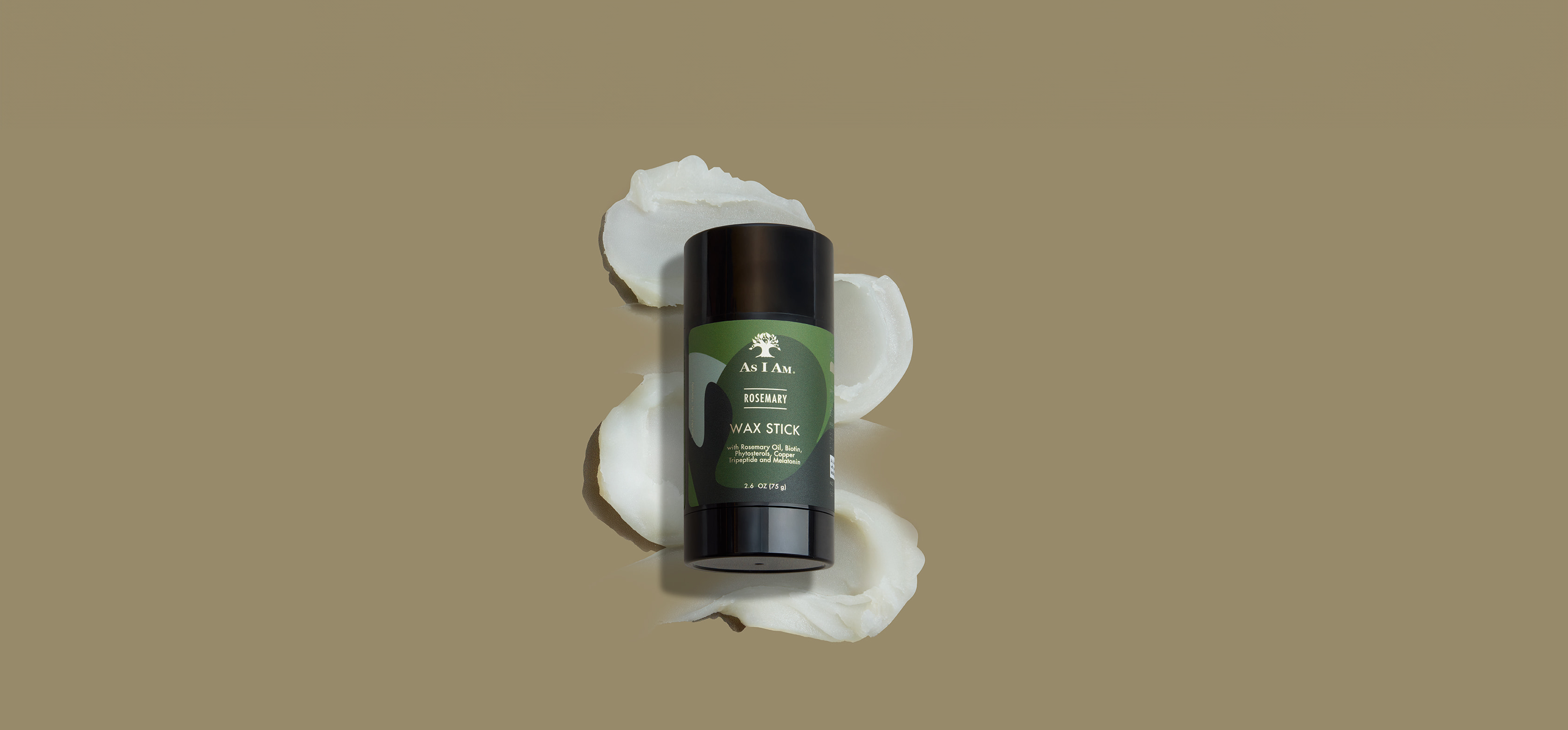 As I Am Rosemary Collection - een 8-products haarverzorgingssysteem verrijkt met rozemarijn, biotine, melatonine, kopertripeptide en ceramiden. Bevat Watermint Shampoo, Conditioner, Leave-In, Wax Stick, Edge Control, Styling Mousse en Hair & Scalp Oil - allemaal samengesteld om het haar te versterken, dikker te maken en een gezonde haargroei te bevorderen terwijl de hoofdhuid gevoed wordt.