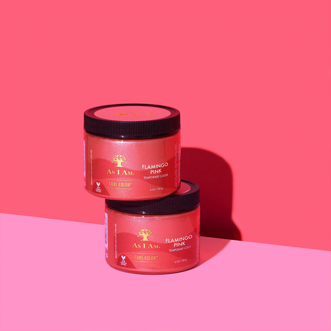 Krul Kleur Flamingo Roze