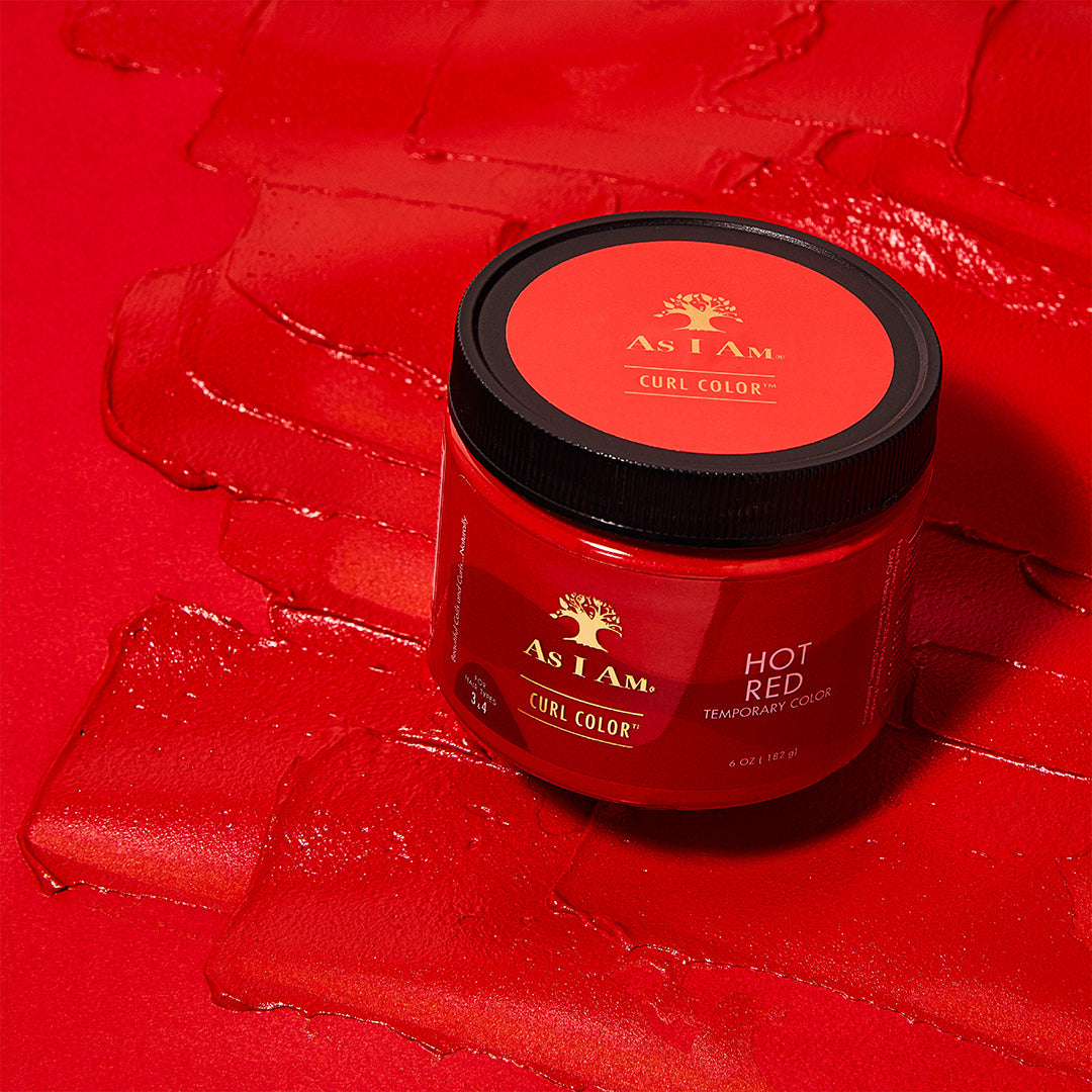 Krul Kleur Heet Rood