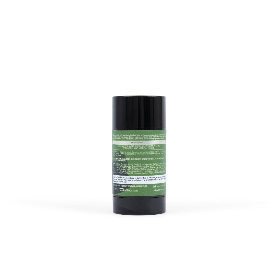 As I Am Rosemary Wax Stick - Verrijkt met rozemarijn en biotine voor gladde, strakke kapsels. Temt springerig haar, voegt glans toe en biedt flexibele versteviging. Ideaal voor randen en styling. 2,7 oz twist-up stick.