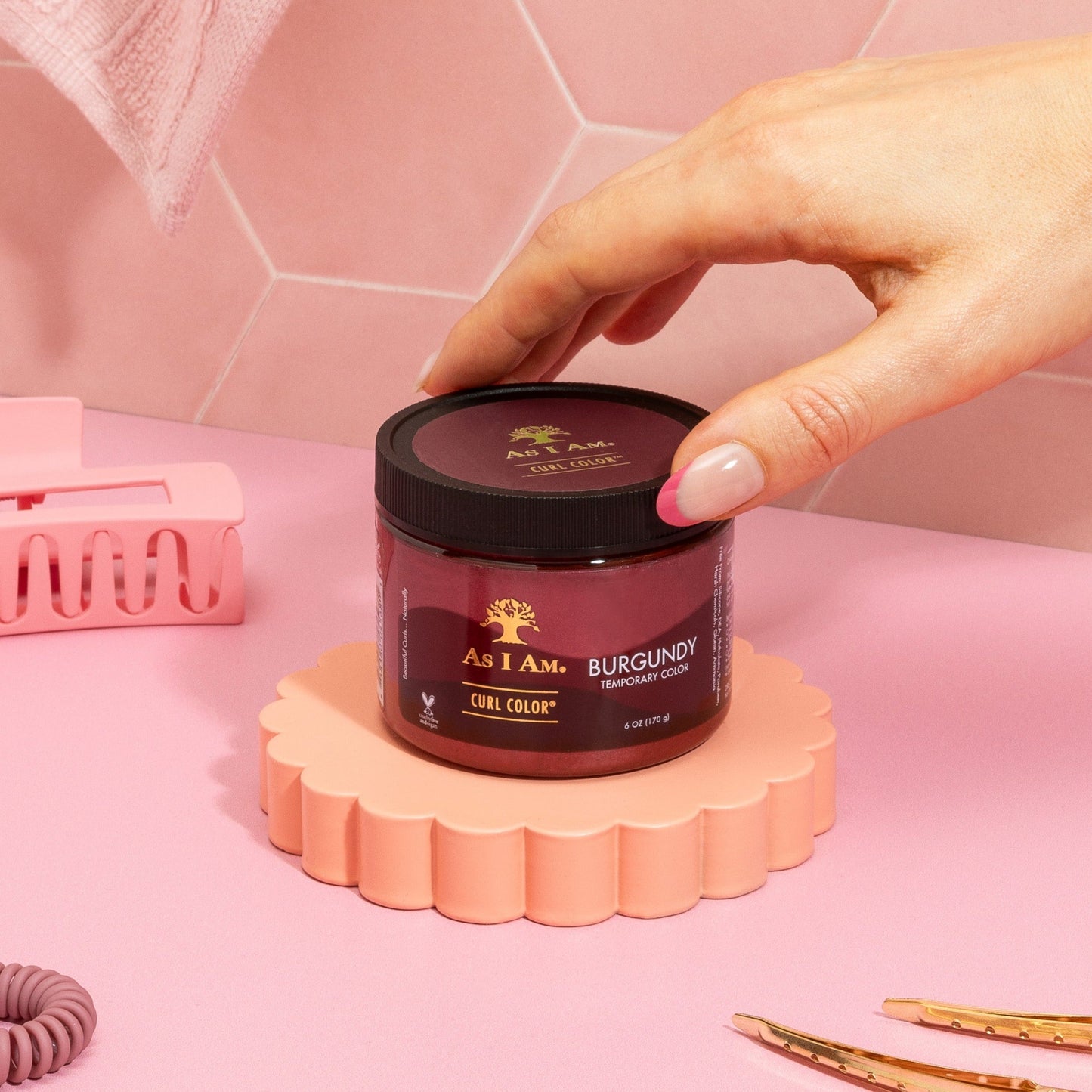 Krulkleur Bourgondisch (100% korting)