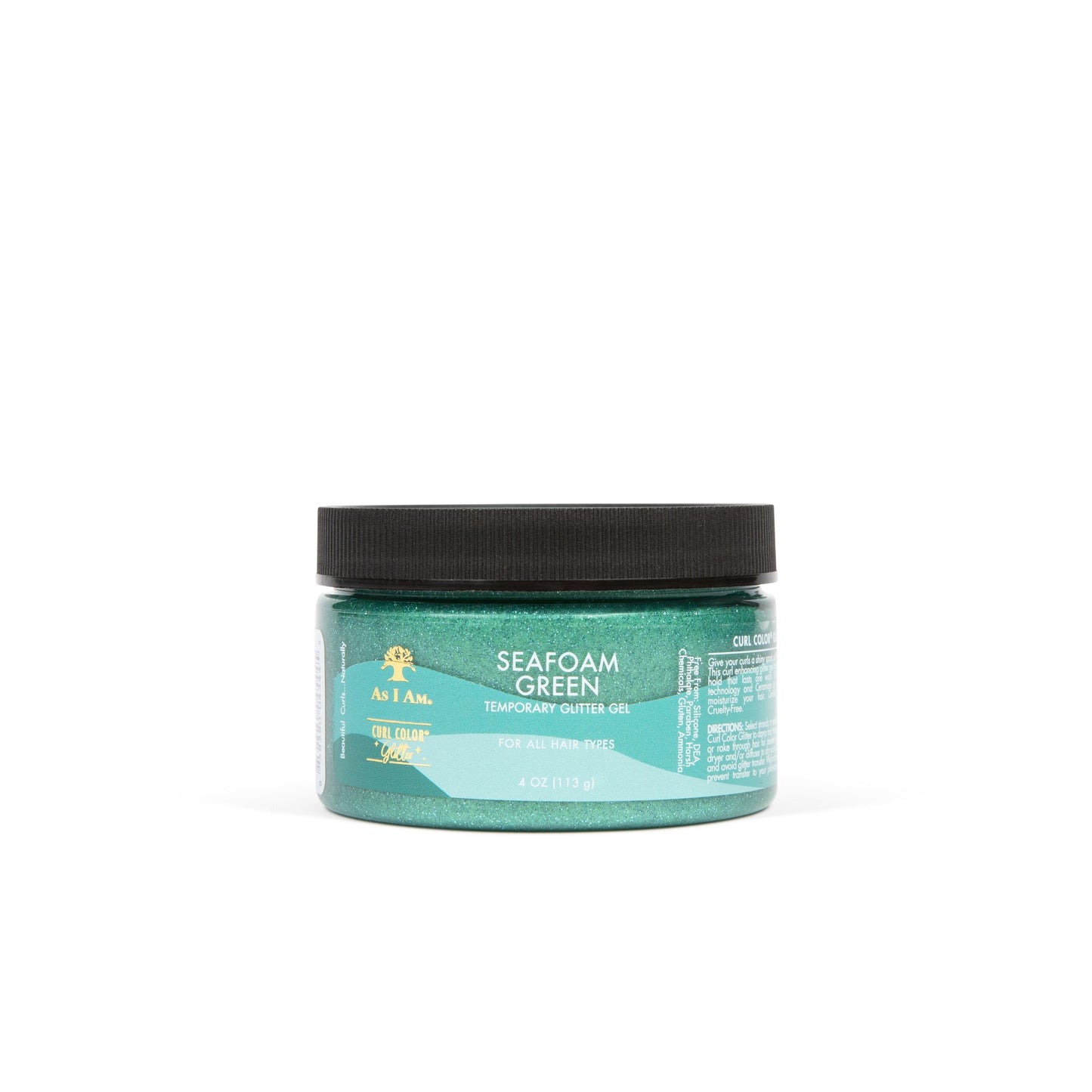 Krulkleur Glitter Seafoam Groen