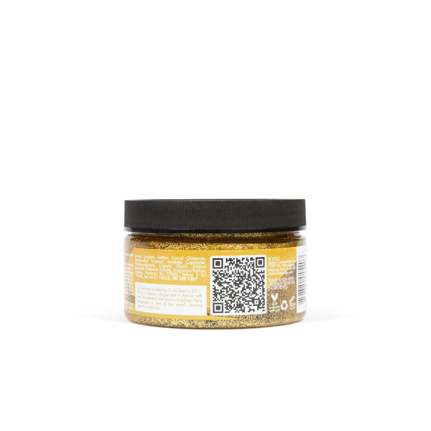 Krulkleur Glitter Goud Sterrenstof