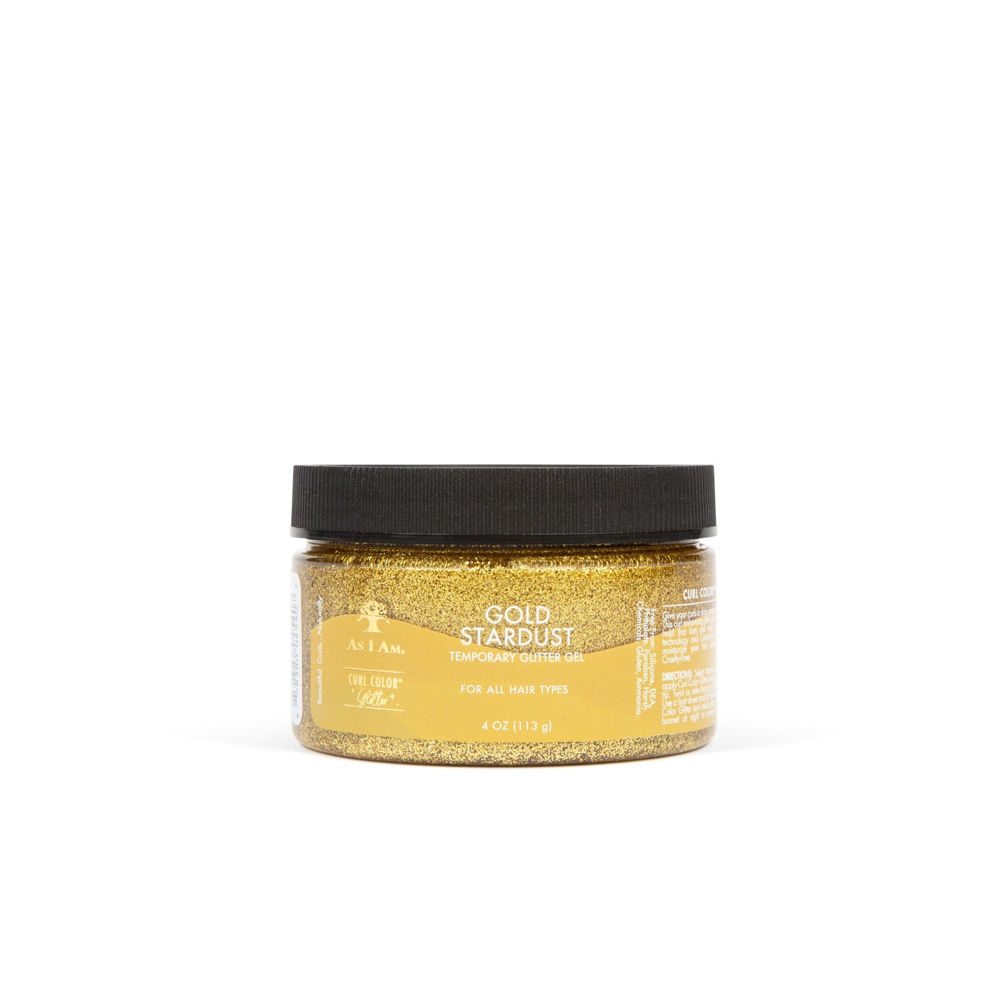 Krulkleur Glitter Goud Sterrenstof