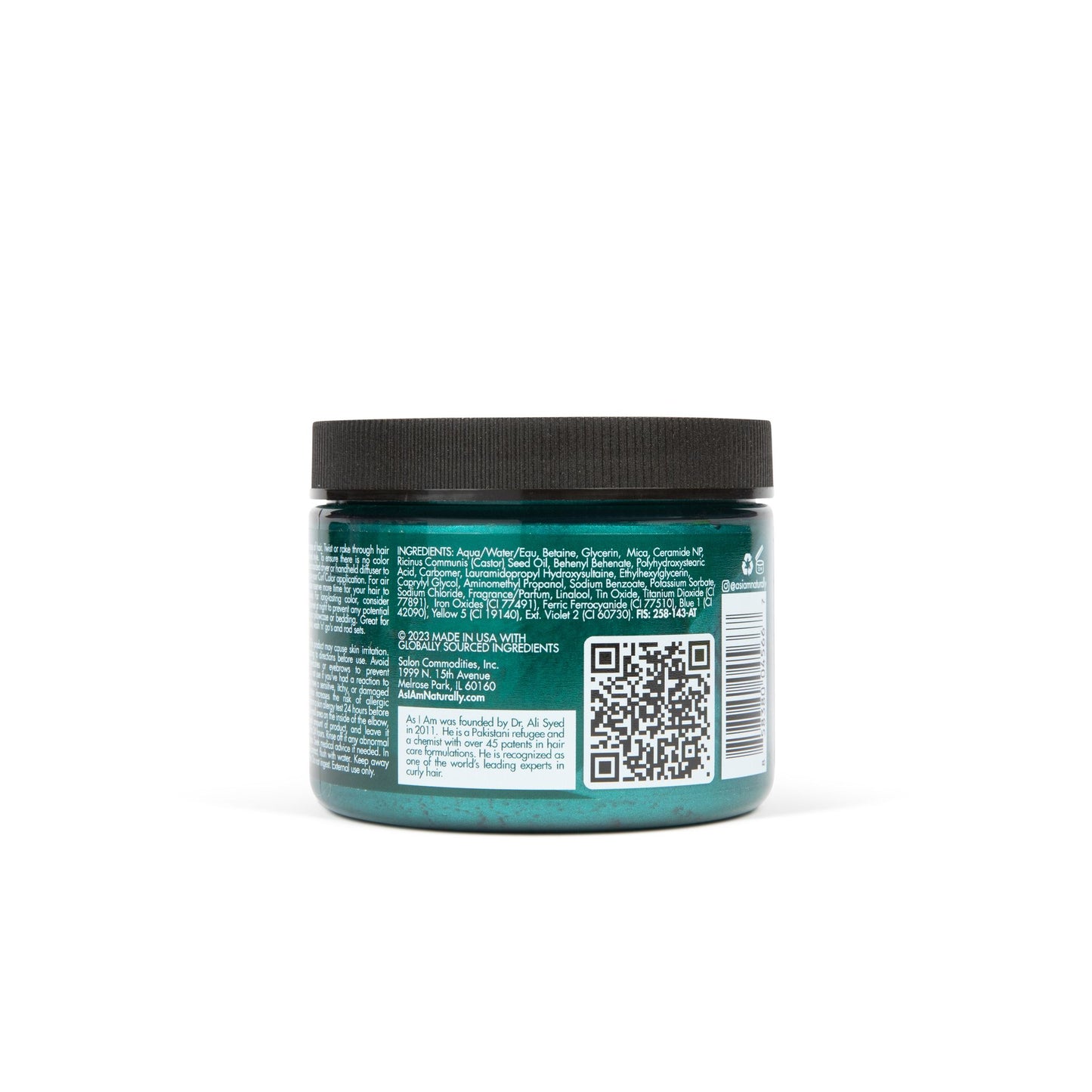 Krulkleur Donker Teal Groen
