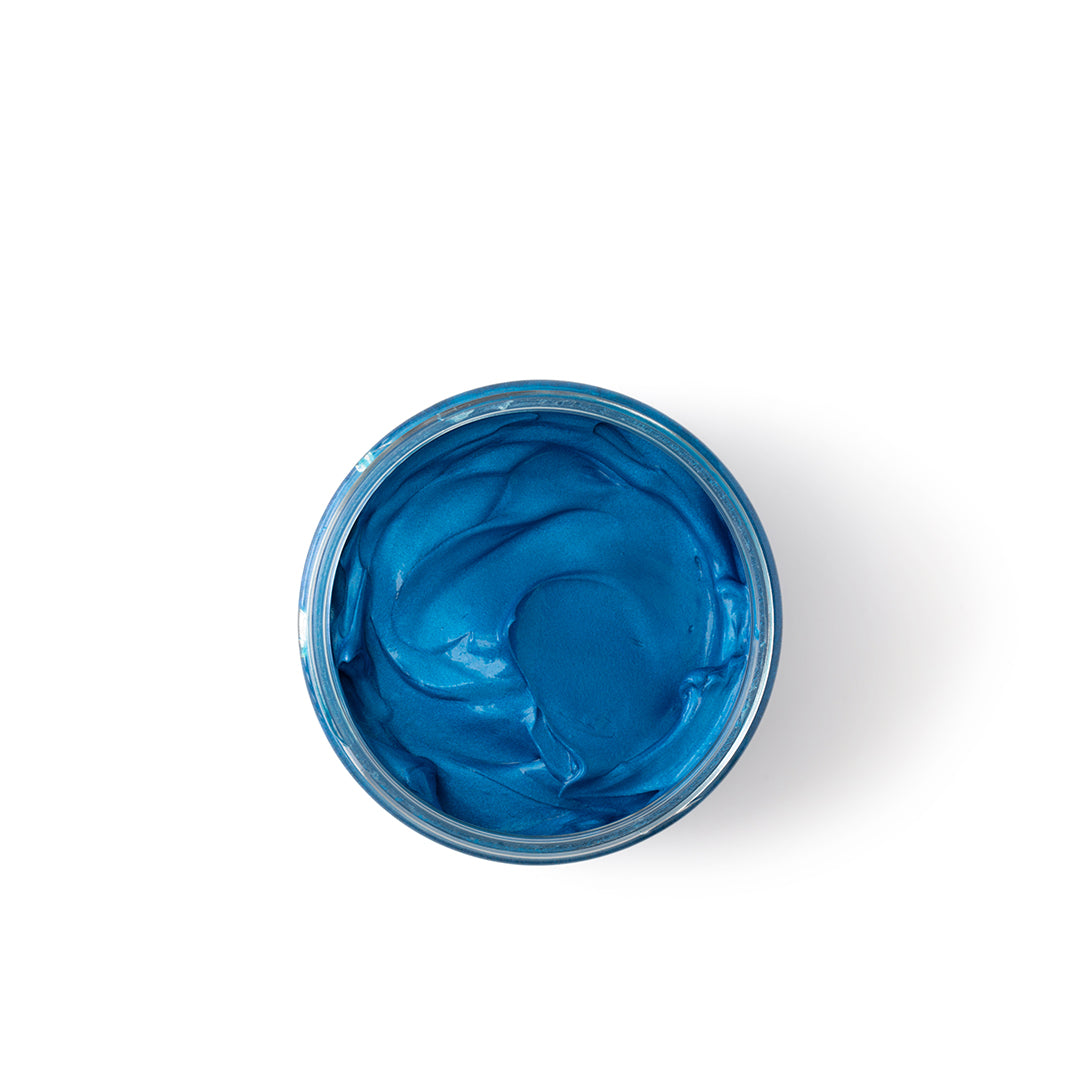 Krul Kleur Koel Blauw