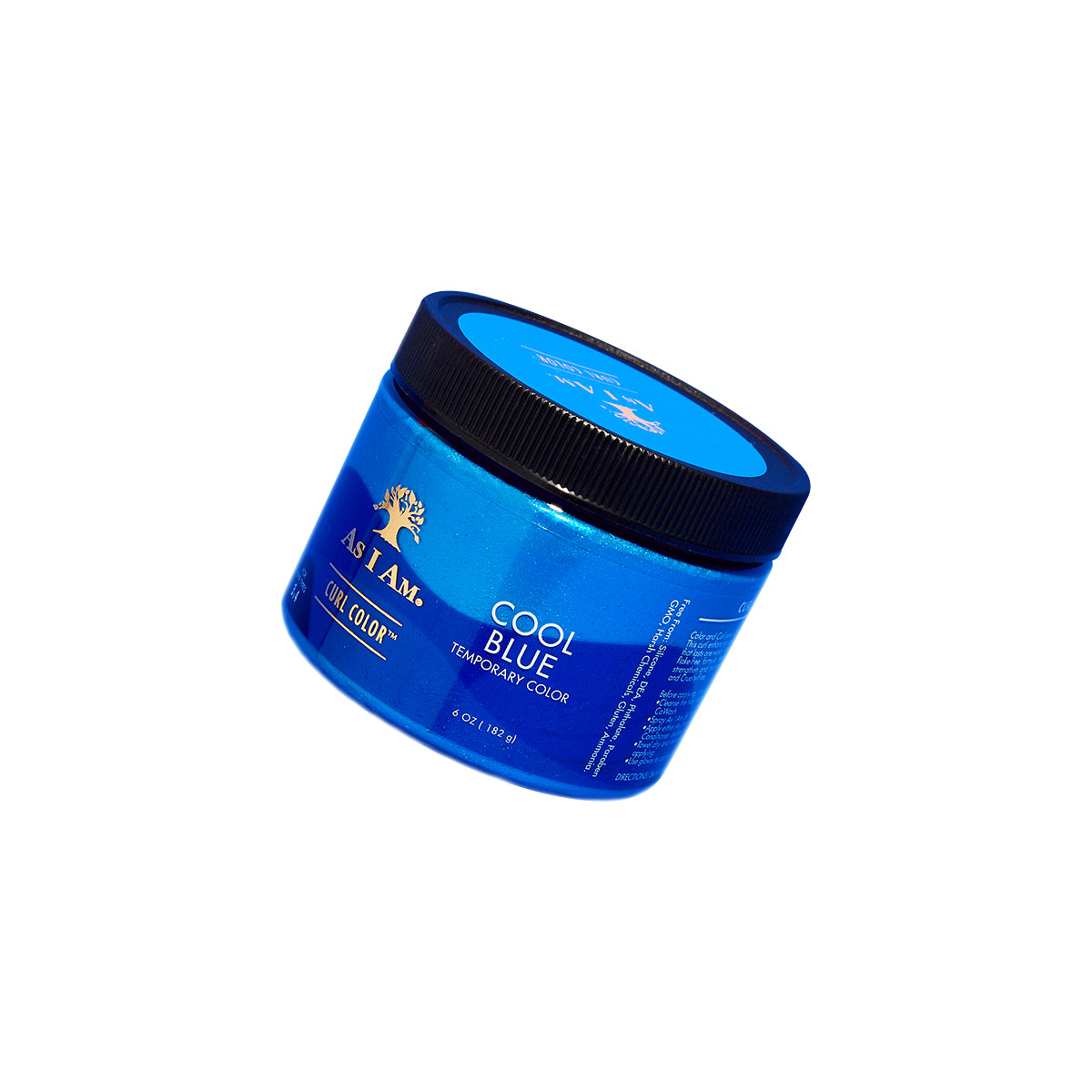Krul Kleur Koel Blauw