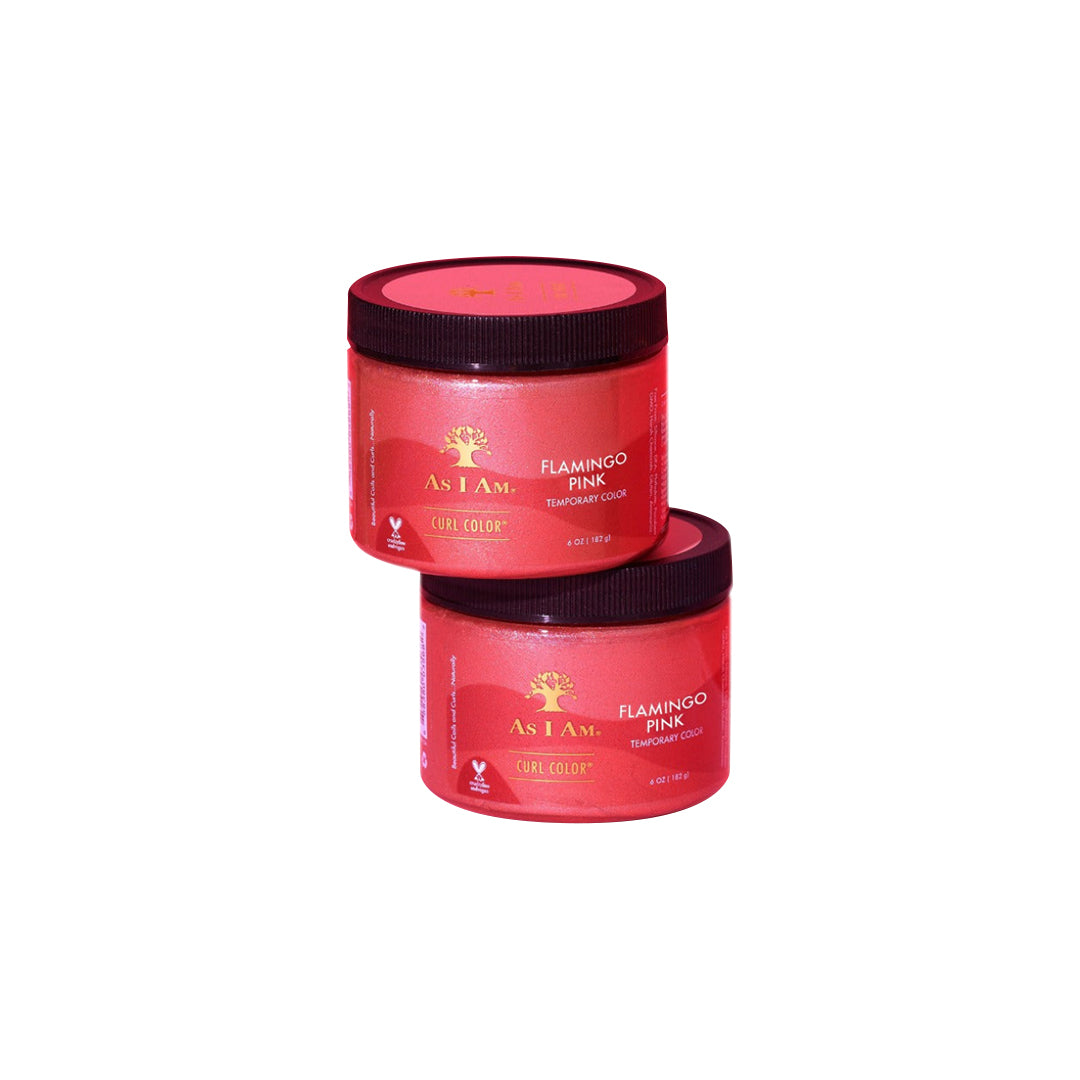Krul Kleur Flamingo Roze