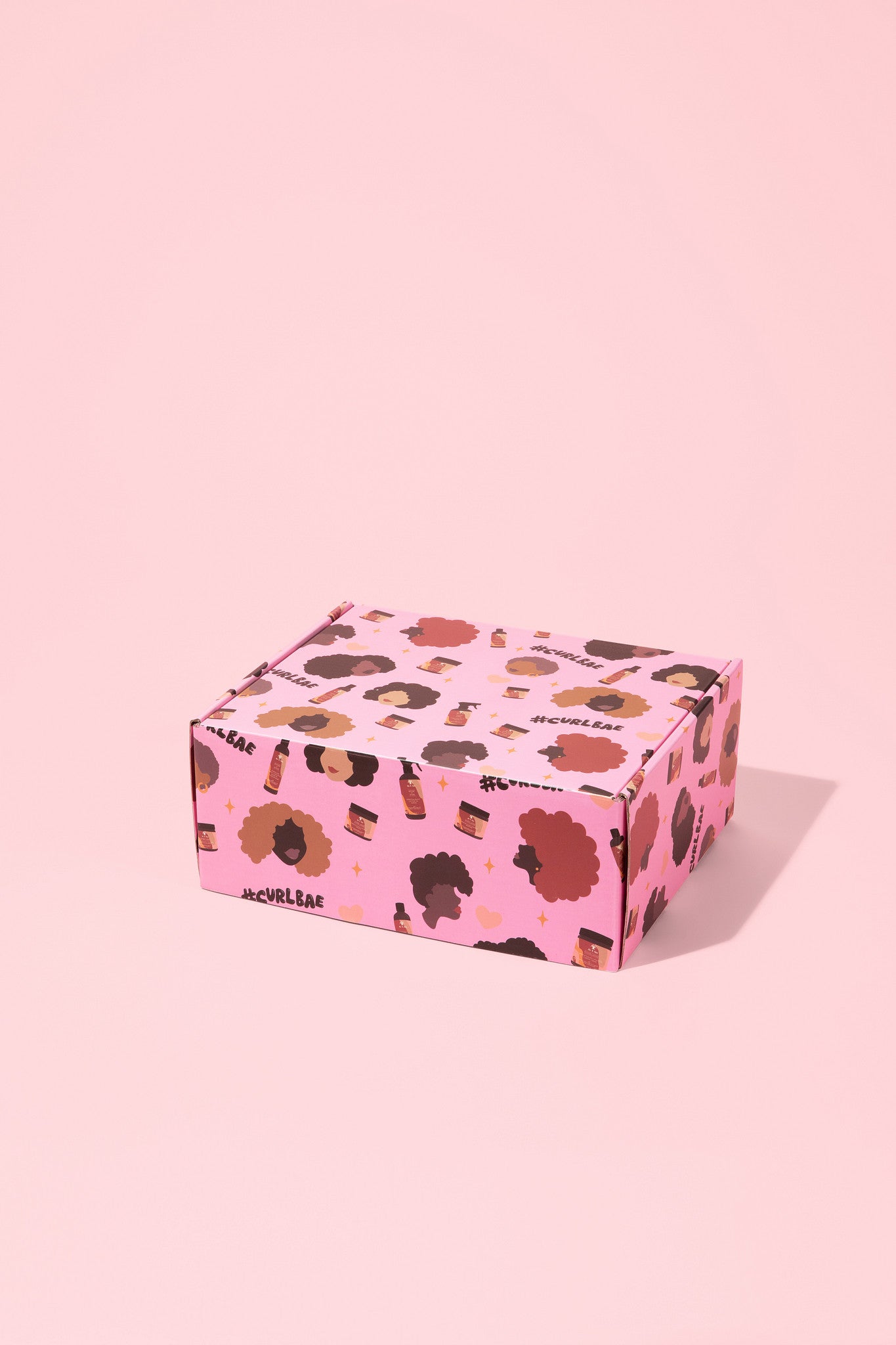 As I Am CurlBea Box - middelgrote geschenkdoos met zorgvuldig samengestelde haarverzorgingsproducten 