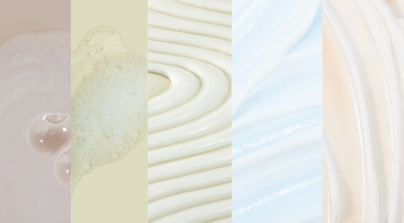 Gradiënt van beige, wit en lichtblauwe kleuren